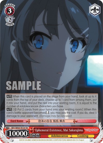 Ephemeral Existence, Mai Sakurajima - Image 1