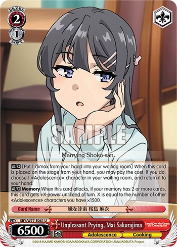 Unpleasant Prying, Mai Sakurajima - Image 1