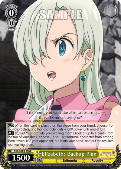 Elizabeth: Backup Plan - Image 1