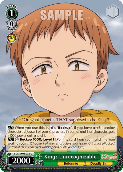 King: Unrecognizable - Image 1