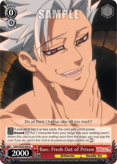 Ban: Fresh Out of Prison - Image 1