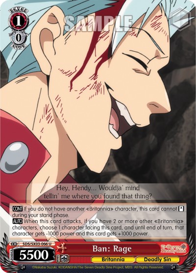 Ban: Rage - Image 1