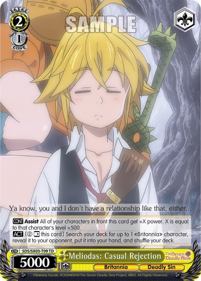 Meliodas: Casual Rejection - Image 1
