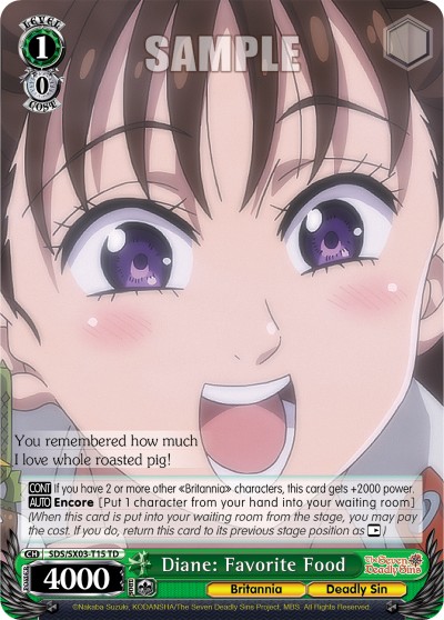 Diane: Favorite Food - Image 1