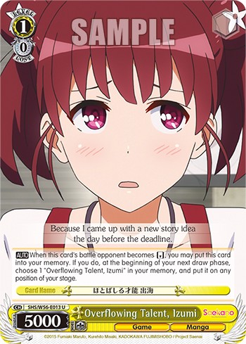 Overflowing Talent, Izumi - Image 1