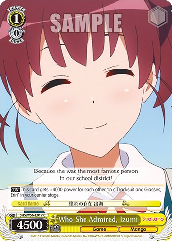 Who She Admired, Izumi - Image 1