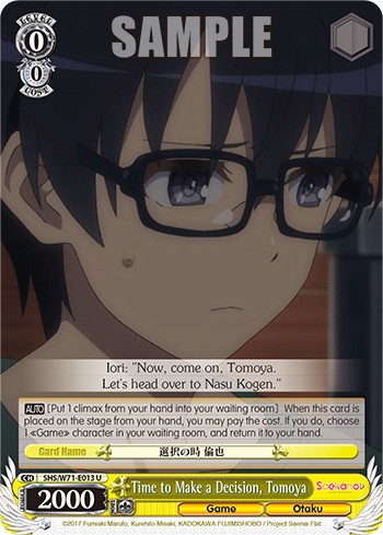 Time to Make a Decision, Tomoya - Image 1