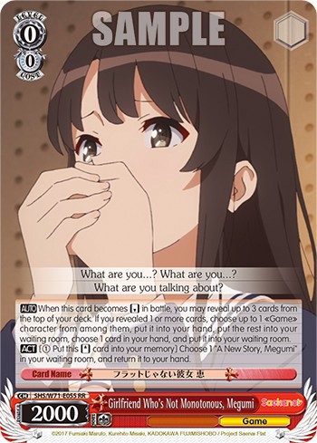 Girlfriend Who's Not Monotonous, Megumi - Image 1
