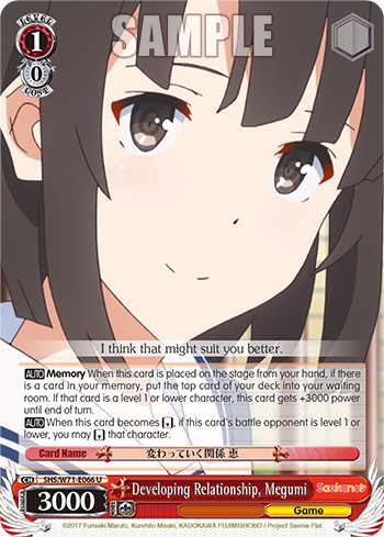 Developing Relationship, Megumi - Image 1