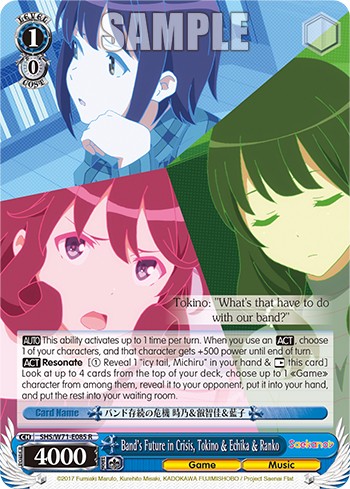 Band's Future in Crisis, Tokino & Echika & Ranko - Image 1
