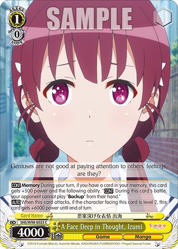 A Face Deep in Thought, Izumi - Image 1