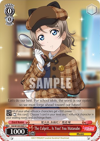 The Culprit… Is You! You Watanabe - Image 1