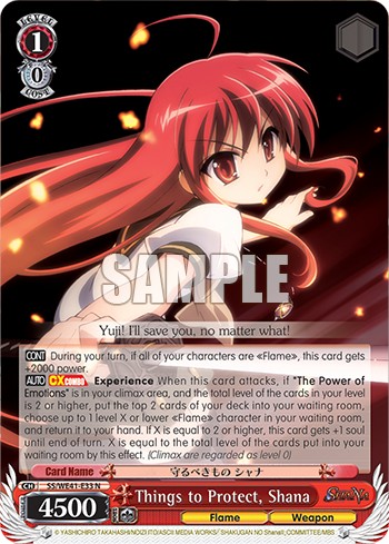 Things to Protect, Shana - Image 1