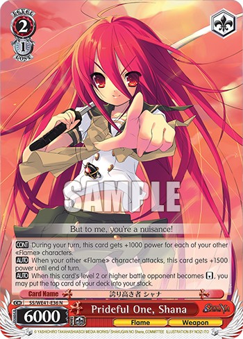 Prideful One, Shana - Image 1