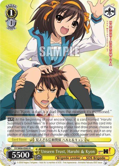 Unseen Trust, Haruhi & Kyon - Image 1