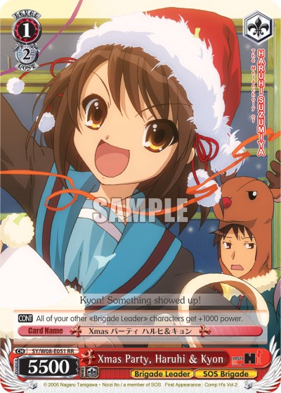 Xmas Party, Haruhi & Kyon - Image 1