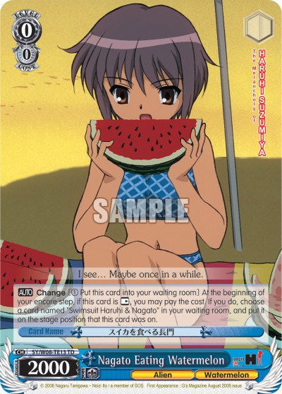 Nagato Eating Watermelon - Image 1
