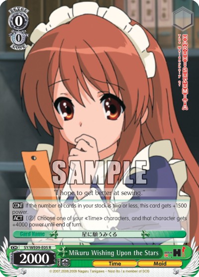 Mikuru Wishing Upon the Stars - Image 1