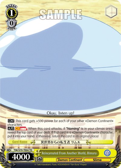 Reincarnated From Another World, Rimuru - Image 1