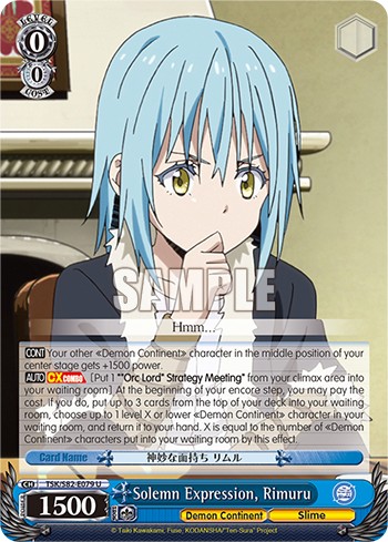 Solemn Expression, Rimuru - Image 1