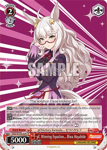 pf. Winning Equation... Biwa Hayahide - Image 1