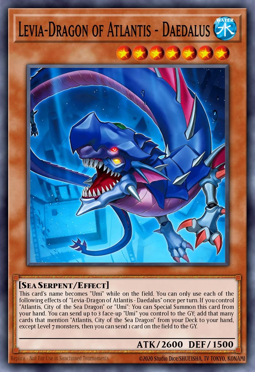 Levia-Dragon of Atlantis - Daedalus (Secret Rare · Holo)