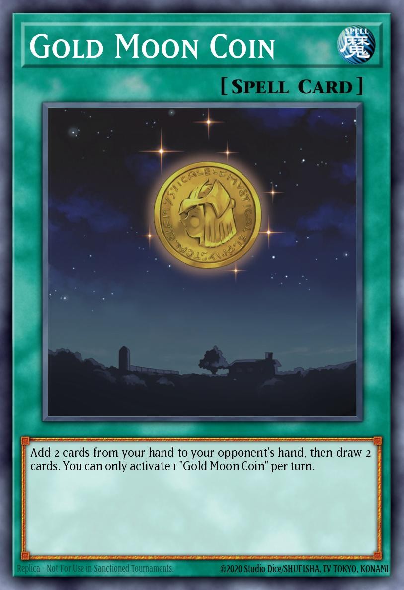 Gold Moon Coin - Image 1