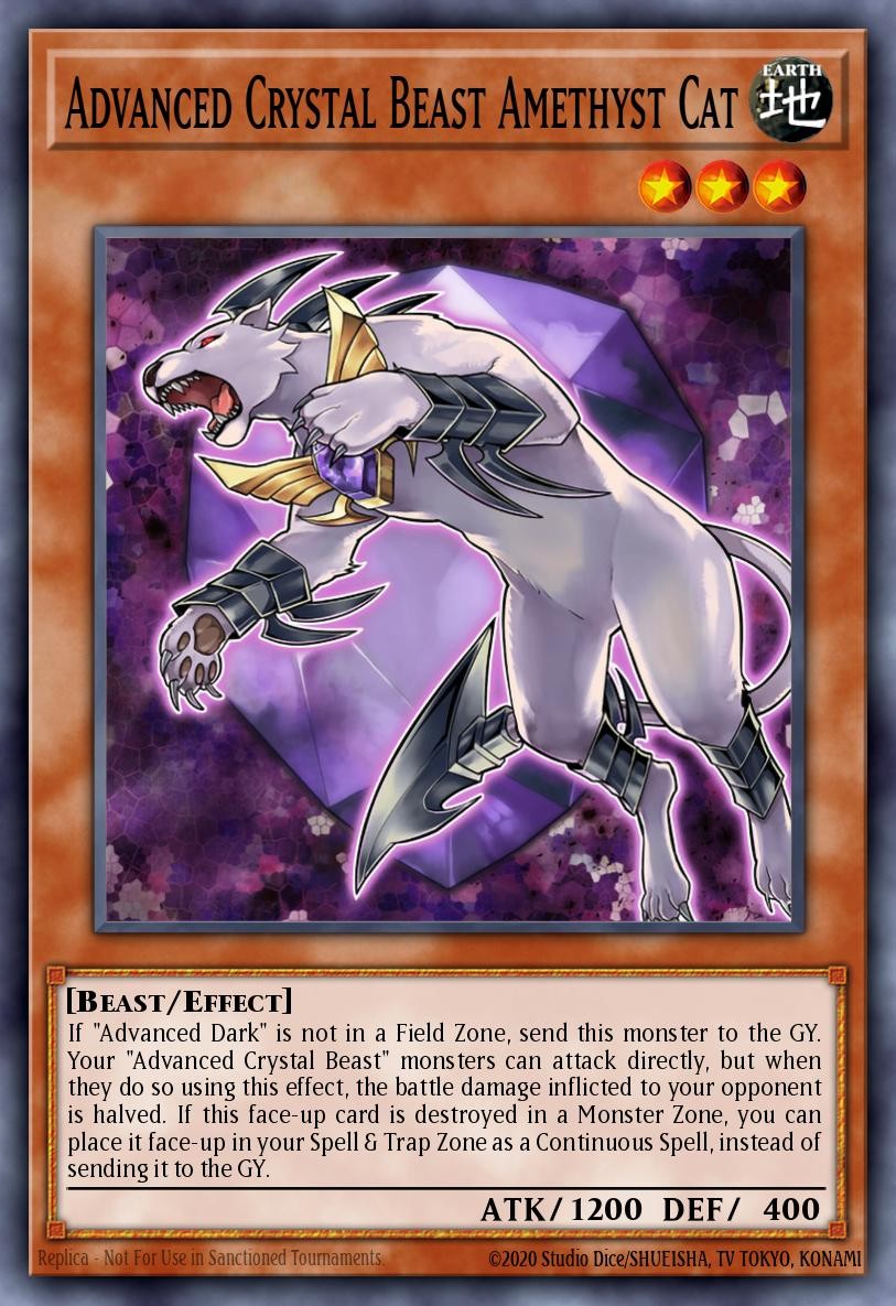 Advanced Crystal Beast Amethyst Cat - Image 1