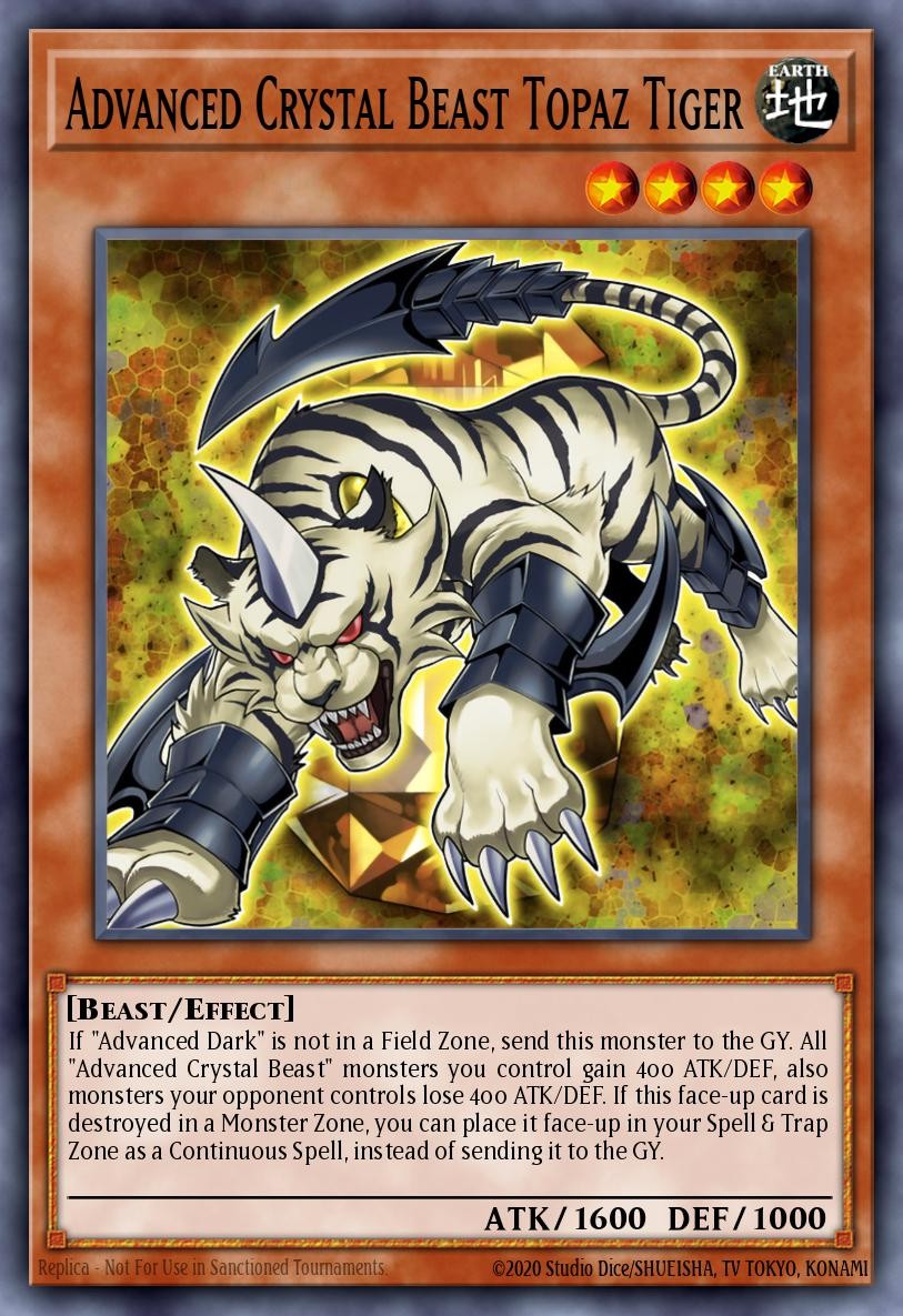 Advanced Crystal Beast Topaz Tiger - Image 1