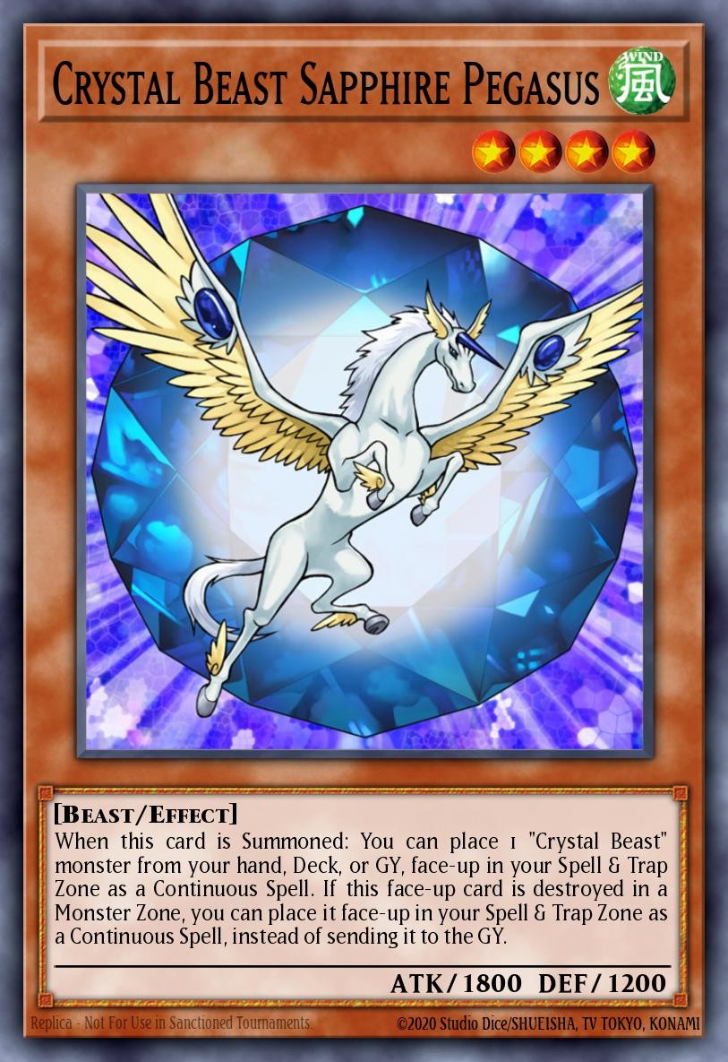 Crystal Beast Sapphire Pegasus - Image 1
