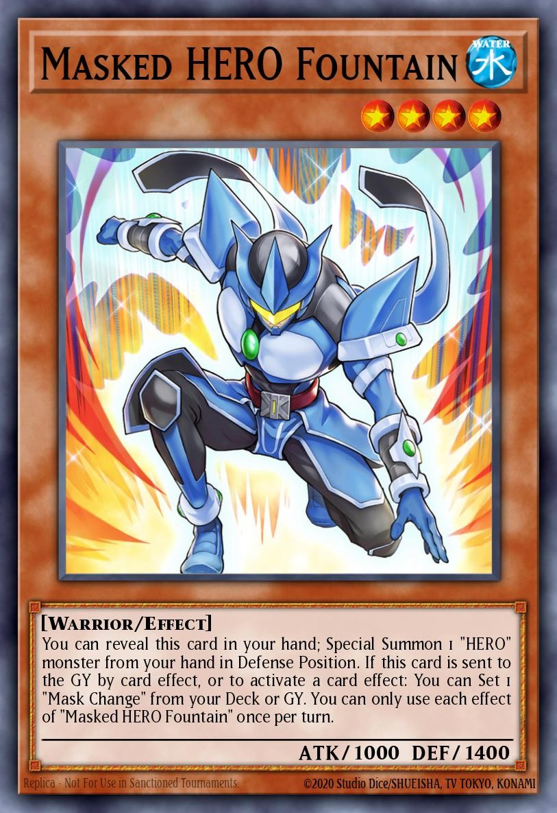 Masked HERO Fountain - Image 1