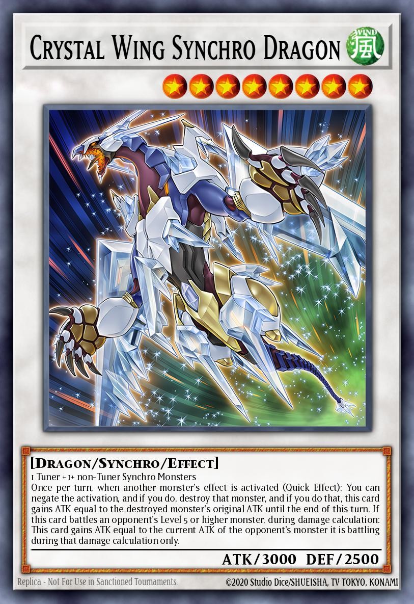 Crystal Wing Synchro Dragon - Image 1