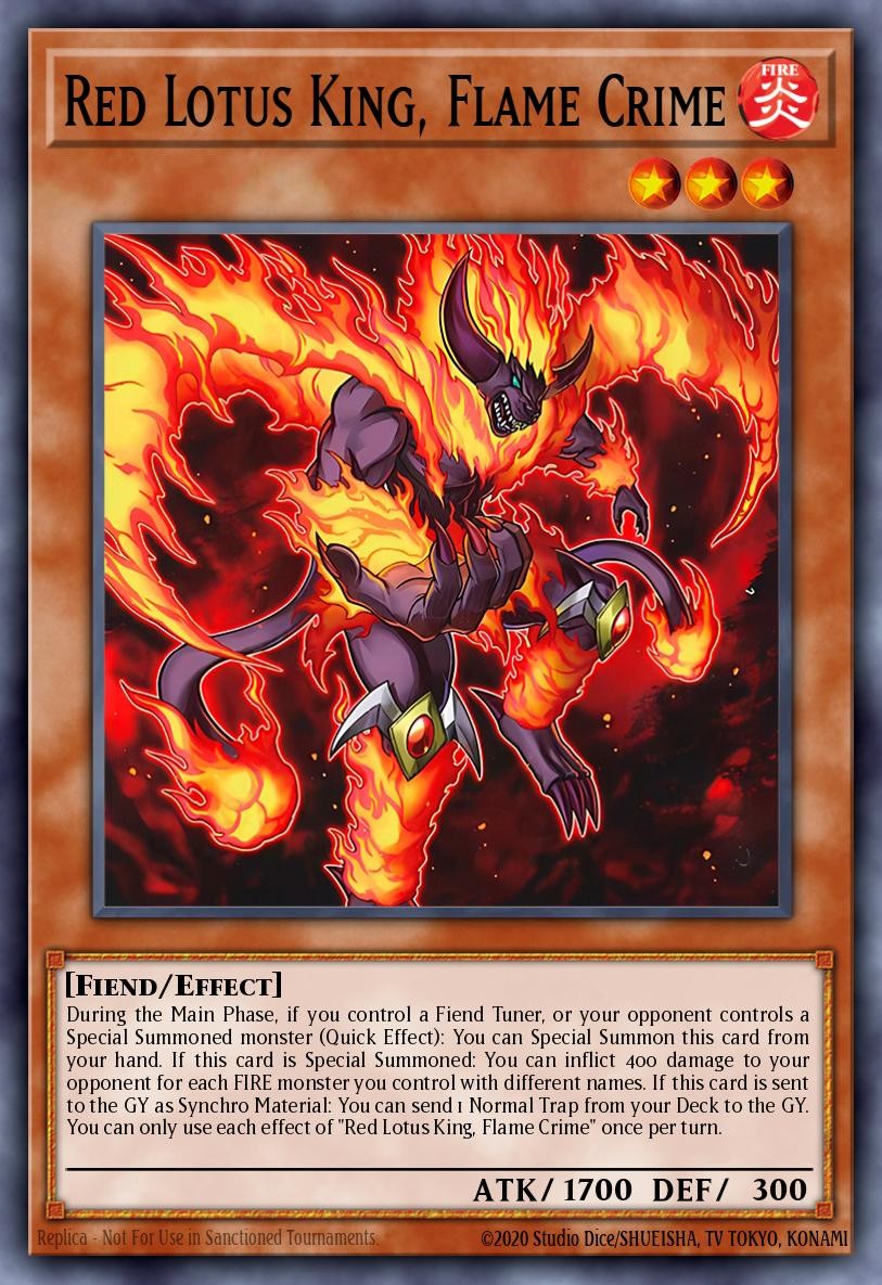 Red Lotus King, Flame Crime - Image 1
