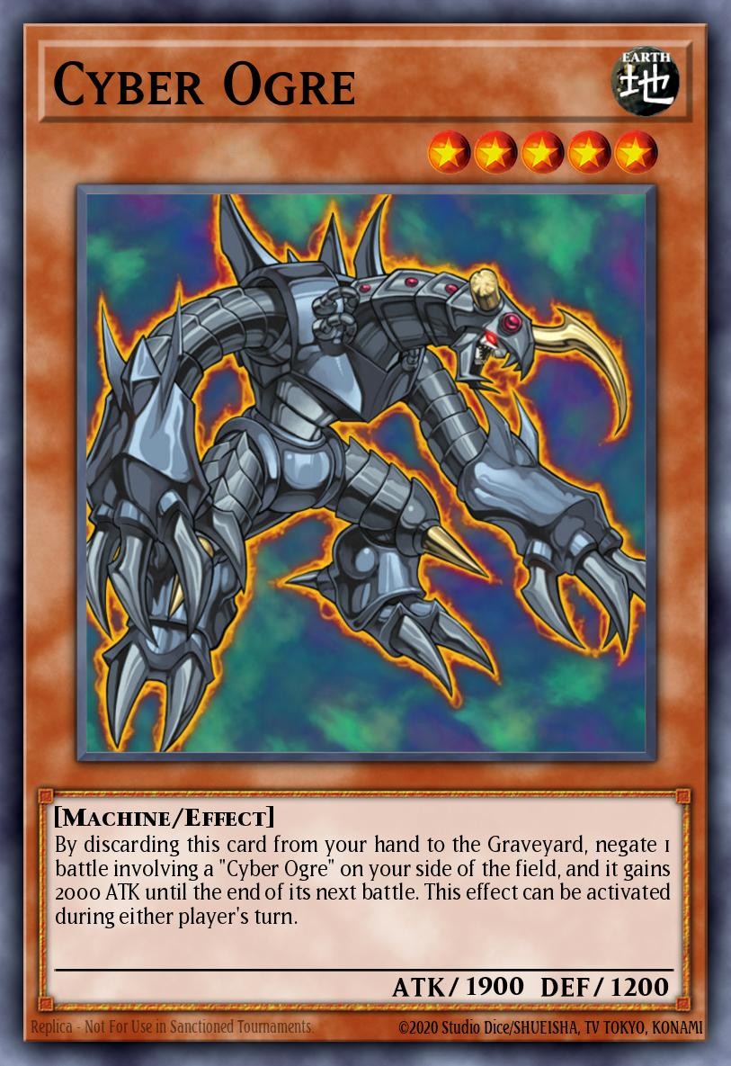 2006 Yu-Gi-Oh! Cyberdark Impact Cyber Ogre #CDIP-EN004 trading card