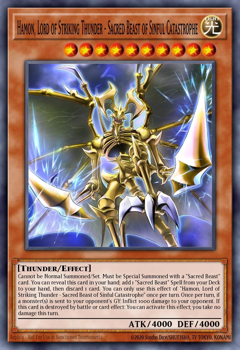Hamon, Lord of Striking Thunder - Sacred Beast of Sinful Catastrophe - Image 1