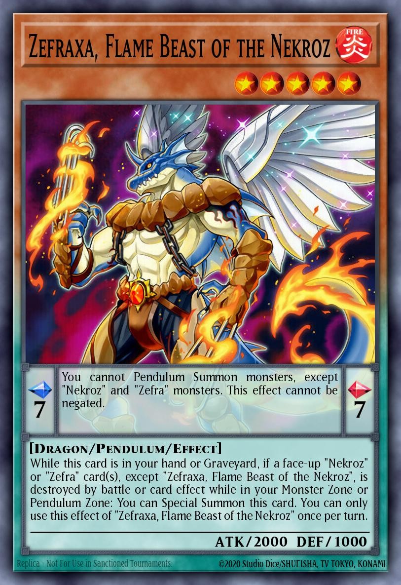 Zefraxa, Flame Beast of the Nekroz - Image 1