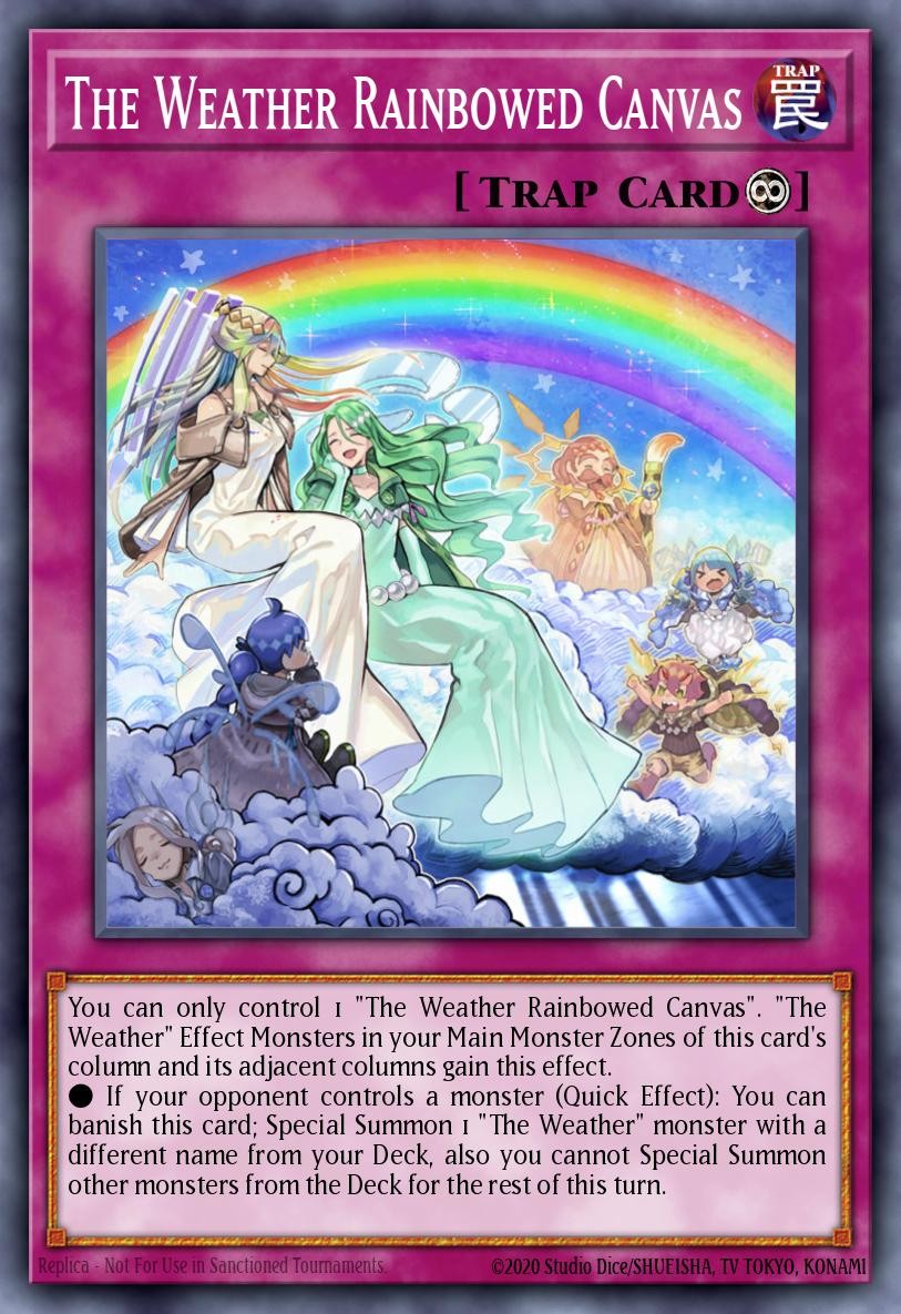 The Weather Rainbowed Canvas - Image 1