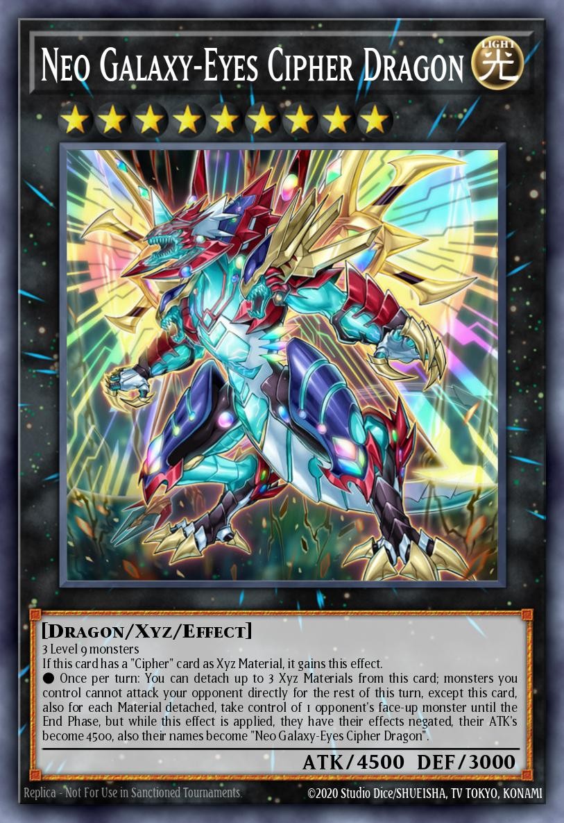 Neo Galaxy-Eyes Cipher Dragon - Image 1