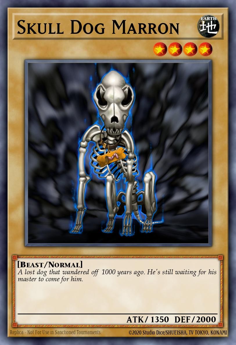 Skull Dog Marron - Image 1