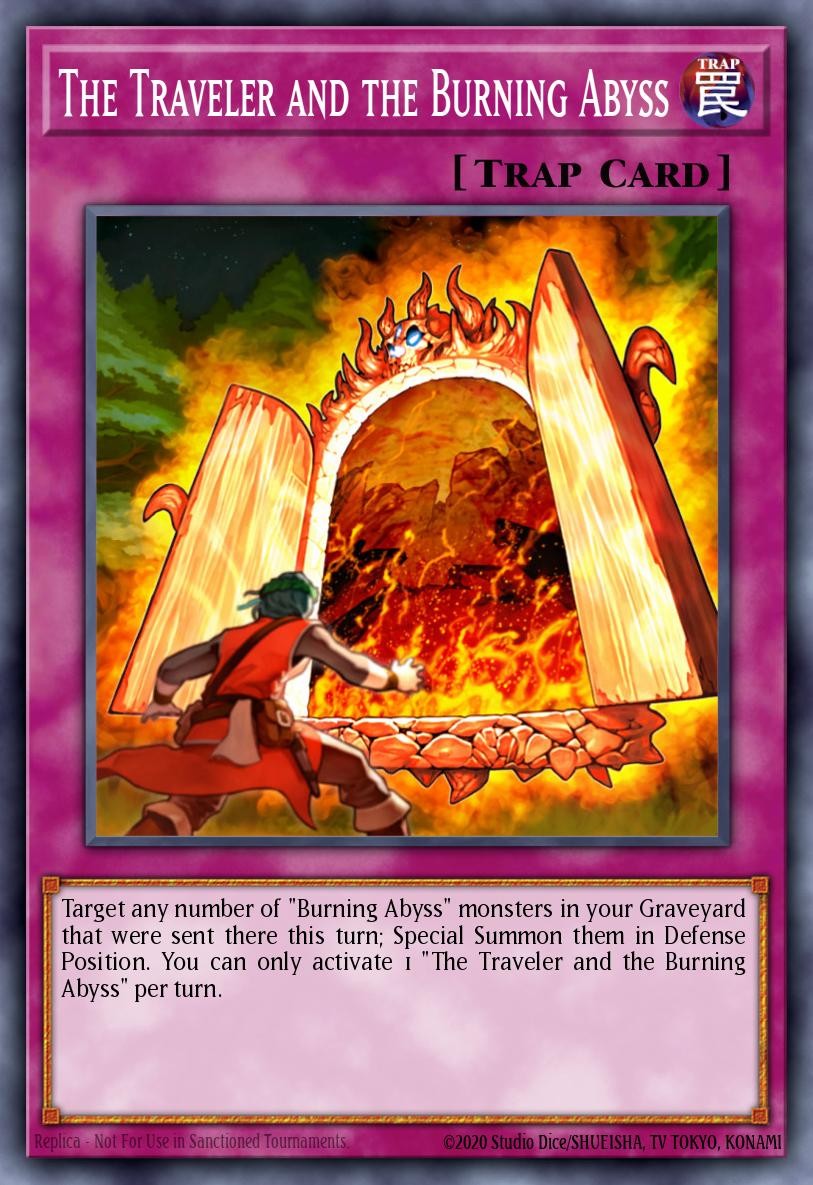 The Traveler and the Burning Abyss - Image 1