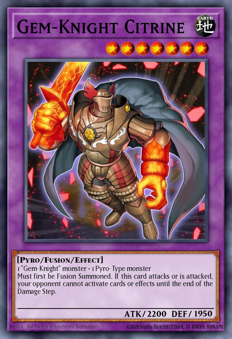 Gem-Knight Citrine - Image 1