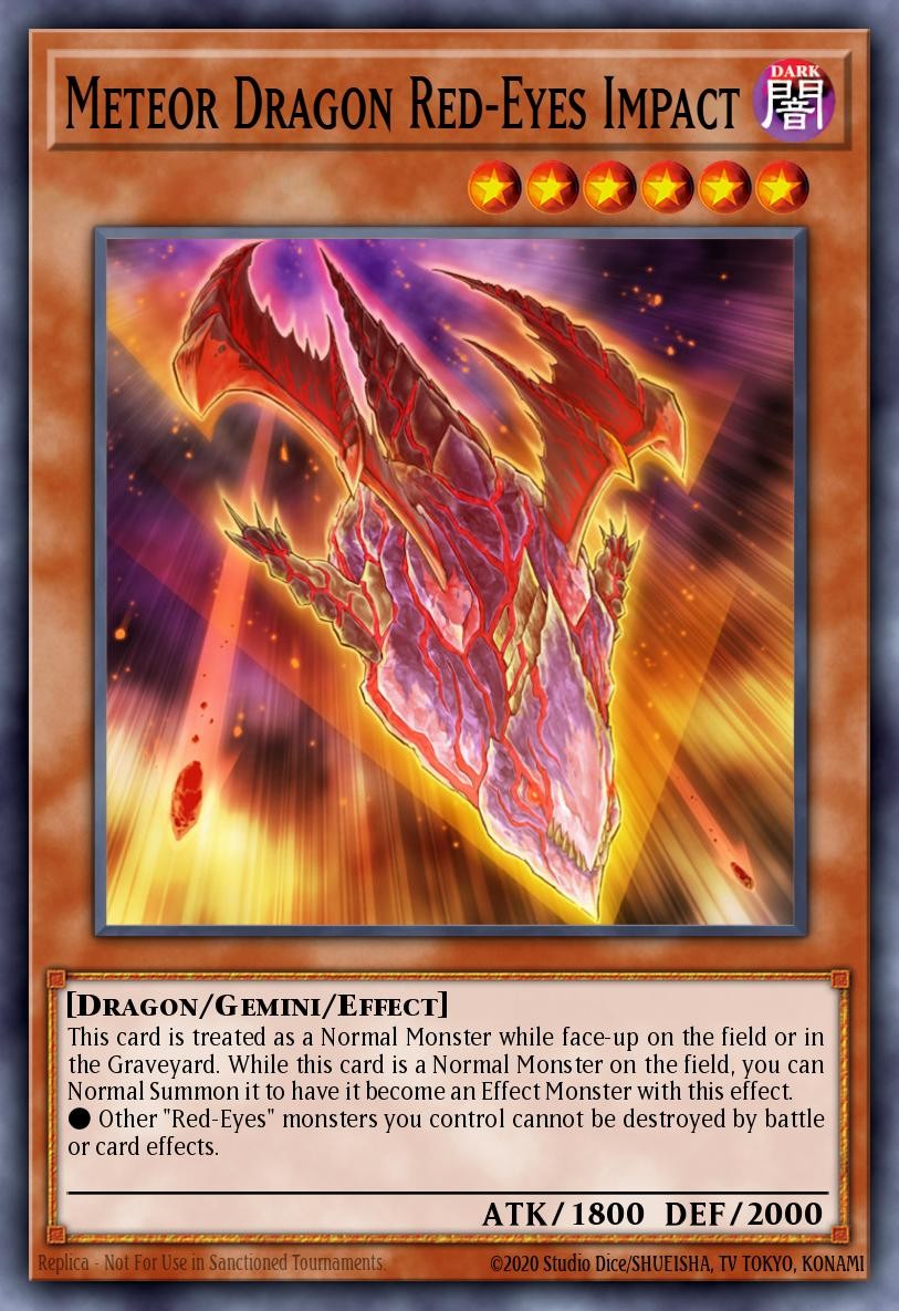 Meteor Dragon Red-Eyes Impact - Image 1
