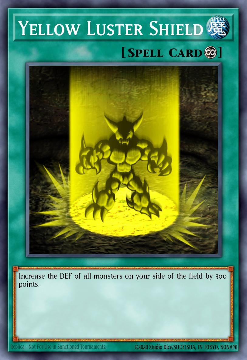 Yellow Luster Shield - Image 1