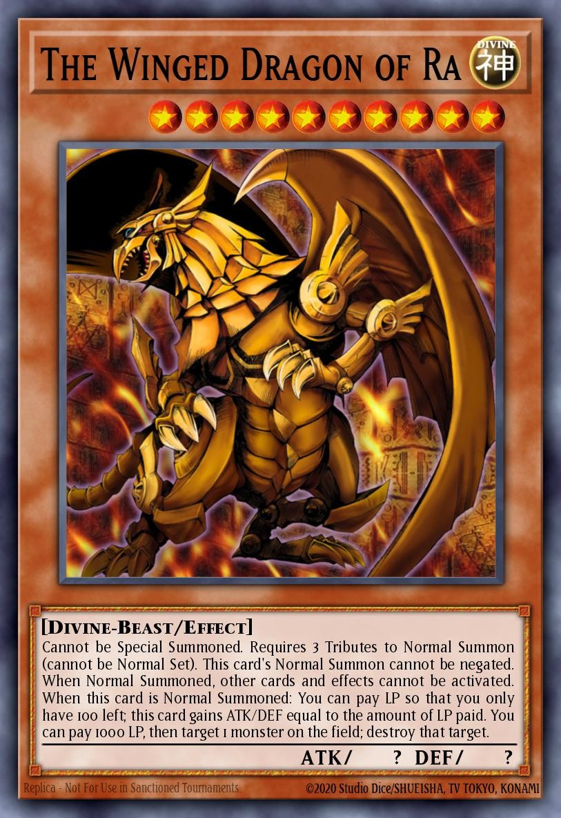 2023 Yu-Gi-Oh! Legendary Collection Winged Dragon Of Ra #LC01-EN003 Yu-Gi-Oh! card front