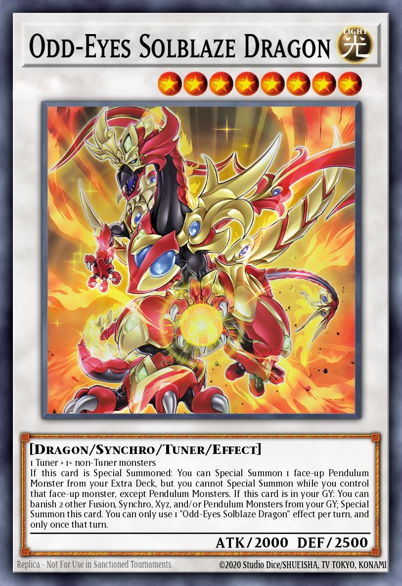 Odd-Eyes Solblaze Dragon - Image 1