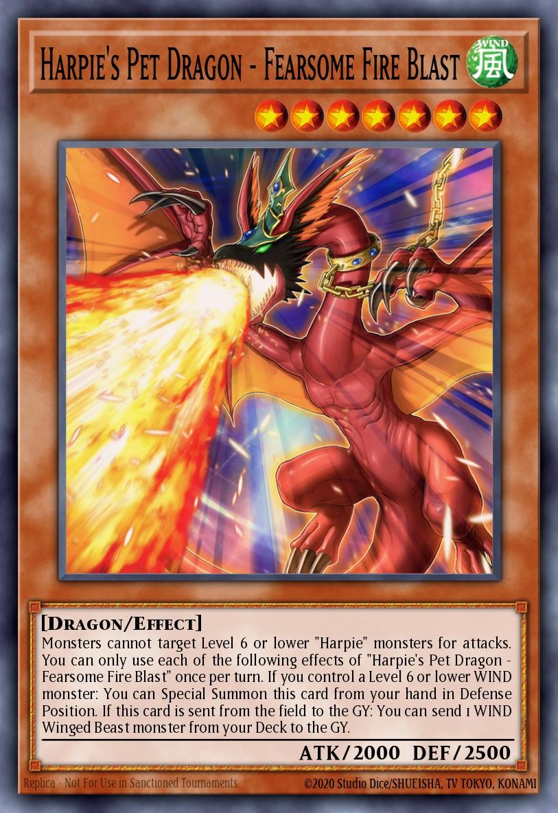 Harpie's Pet Dragon - Fearsome Fire Blast - Image 1