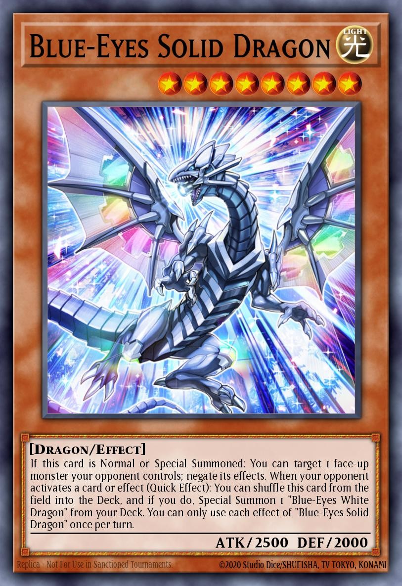 Blue-Eyes Solid Dragon - Image 1