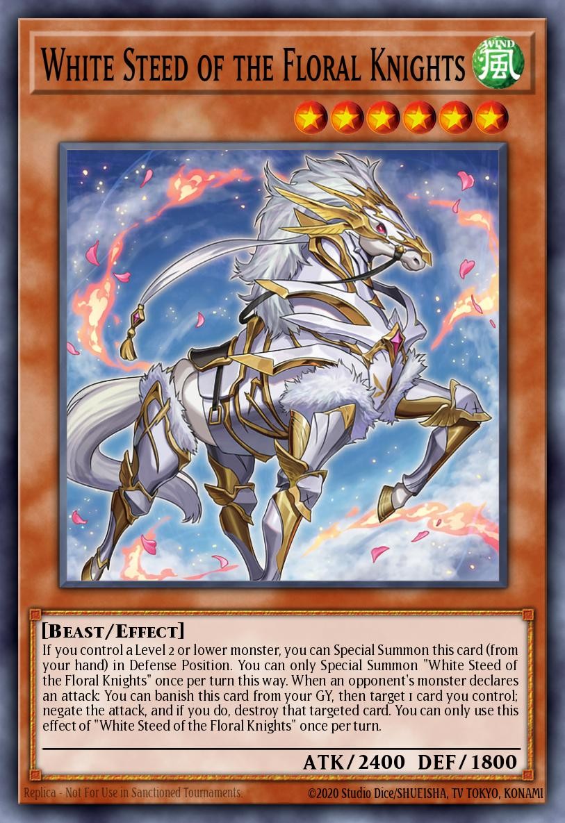 White Steed of the Floral Knights - Image 1