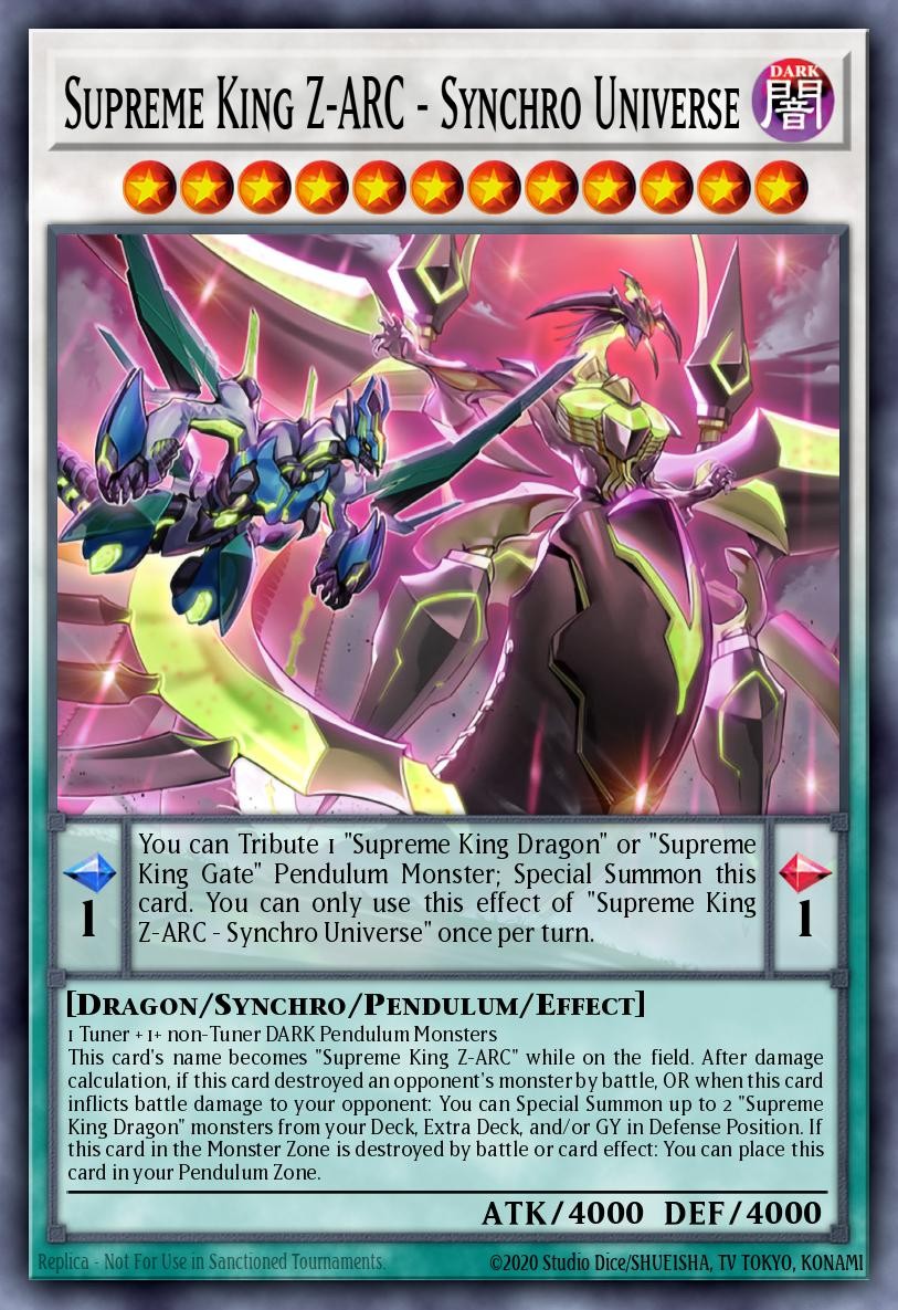 Supreme King Z-ARC - Synchro Universe - Image 1