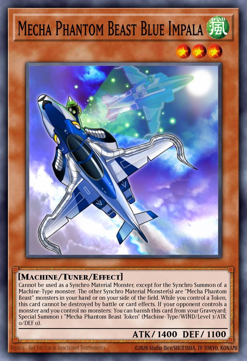 Mecha Phantom Beast Blue Impala - Image 1